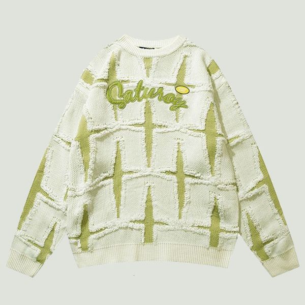 men's sweaters fashion knitted vintage letters star embroidery pullover harajuku hip hop oversized casual oneck jumpers 230812, White;black
men's sweaters fashion knitted vintage letters star embroidery pullover harajuku hip hop oversized casual oneck jumpers 230812, White;black