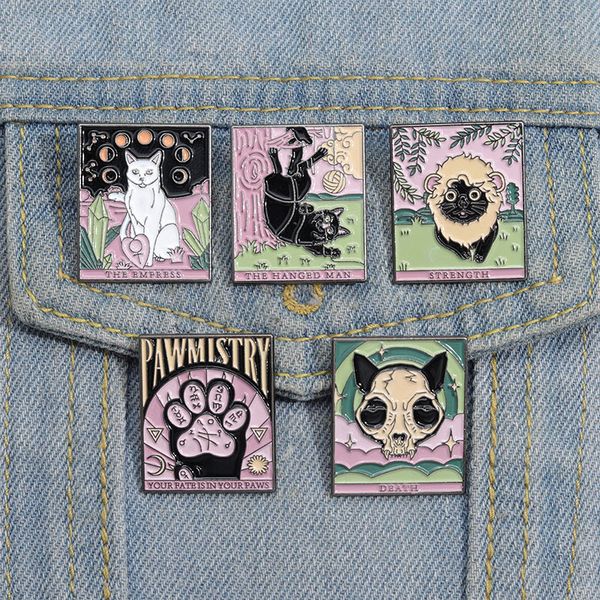 enamel pins custom brooches lapel badges dark punk animal jewelry gift for friends, Blue
enamel pins custom brooches lapel badges dark punk animal jewelry gift for friends, Blue