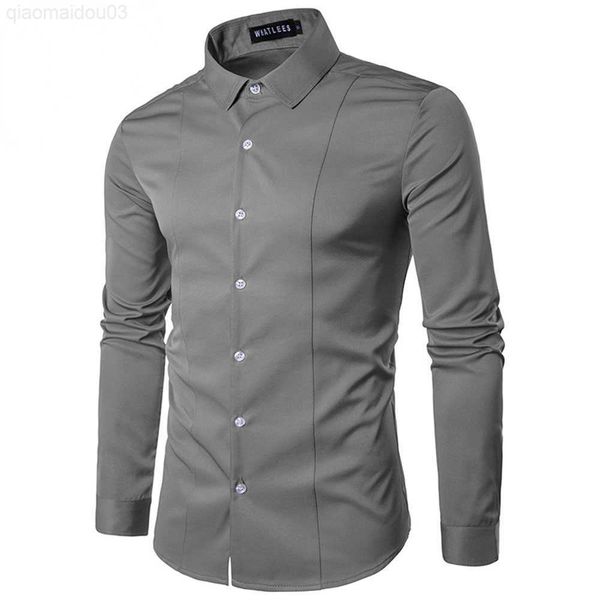 men's casual shirts eu size new casual men's fashion henry collar solid high grade henry collar long sleeve shirt slim fit social, White;black
men's casual shirts eu size new casual men's fashion henry collar solid high grade henry collar long sleeve shirt slim fit social, White;black