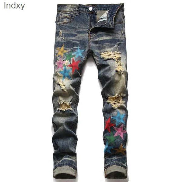 designer mens jeans letter star hoel fashion pantalones jean for pant ripped hip hop high street ripped pants pantalones american fighter bl, Blue
designer mens jeans letter star hoel fashion pantalones jean for pant ripped hip hop high street ripped pants pantalones american fighter bl, Blue