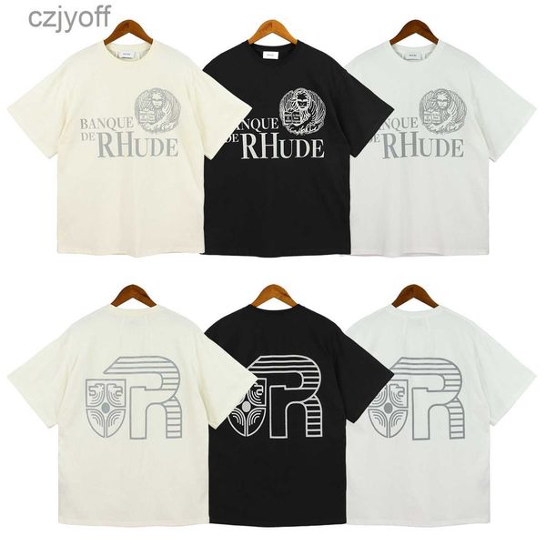 high version 2023 summer new trend rhude minimalist letter print high street men's loose fitting short sleeved t-shirt, White;black
high version 2023 summer new trend rhude minimalist letter print high street men's loose fitting short sleeved t-shirt, White;black
