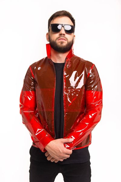 men's jackets glossy clear pvc stand collar seethrough long sleeve pocket transparency coats perspective jacket party clubwear 230812, Black;brown
men's jackets glossy clear pvc stand collar seethrough long sleeve pocket transparency coats perspective jacket party clubwear 230812, Black;brown