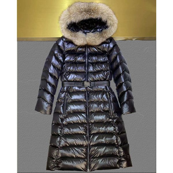 winter fox fur collar thickened waist waist show slim qi mengkou down coat women's mid length goose down coat, Black
winter fox fur collar thickened waist waist show slim qi mengkou down coat women's mid length goose down coat, Black