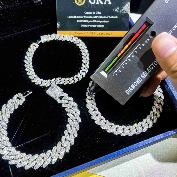 bling cadena choker iced out jewelry vvs diamond men 12mm miami cuban link chain moissanite necklace for hip hop rapper life, Silver
bling cadena choker iced out jewelry vvs diamond men 12mm miami cuban link chain moissanite necklace for hip hop rapper life, Silver