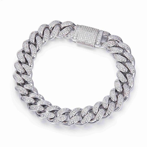 miami hip hop s925 sterling silver12mm 16 18 20 22 24 26 inch d vvs moissanite choker cuban link chain necklace for men, Silver
miami hip hop s925 sterling silver12mm 16 18 20 22 24 26 inch d vvs moissanite choker cuban link chain necklace for men, Silver