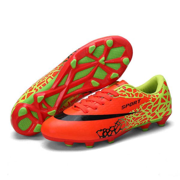 chidren's orange green soccer shoes tf ag youth mens football boots low training shoes
chidren's orange green soccer shoes tf ag youth mens football boots low training shoes