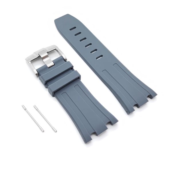 28mm - 24mm grey rubber band strap for ap royal oak offshore 42 mm watch, Black;brown
28mm - 24mm grey rubber band strap for ap royal oak offshore 42 mm watch, Black;brown