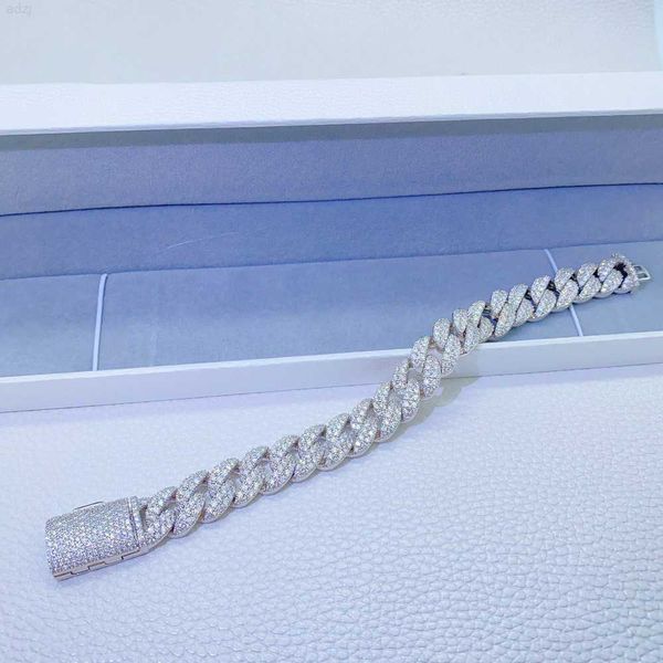 hiphop jewelry chain bracelet women moissanite diamond rhodium plated cuban link chain fashion bracelet punk jewelry, Silver
hiphop jewelry chain bracelet women moissanite diamond rhodium plated cuban link chain fashion bracelet punk jewelry, Silver