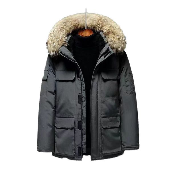 designer mens jacket winter down jacket men's fashion parka waterproof windproof premium fabric thick cape belt warm jackets 115, Black;brown
designer mens jacket winter down jacket men's fashion parka waterproof windproof premium fabric thick cape belt warm jackets 115, Black;brown