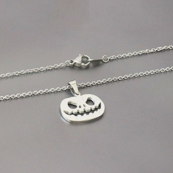 everfast 10pc/lot gothic pumpkin stainless steel necklace pendant women girls chokers statement necklaces geeks punk jewelry sn212, Silver
everfast 10pc/lot gothic pumpkin stainless steel necklace pendant women girls chokers statement necklaces geeks punk jewelry sn212, Silver