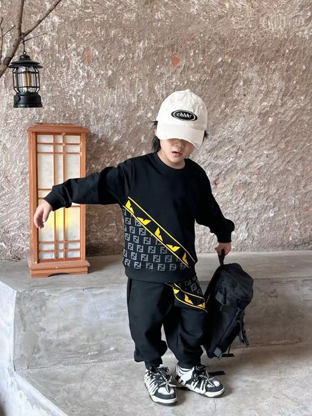 kid clothing black boy sport style set 100-160cm yellow color waist and trousers fashion designer boutique girl toddler clothes wholesale se, White
kid clothing black boy sport style set 100-160cm yellow color waist and trousers fashion designer boutique girl toddler clothes wholesale se, White