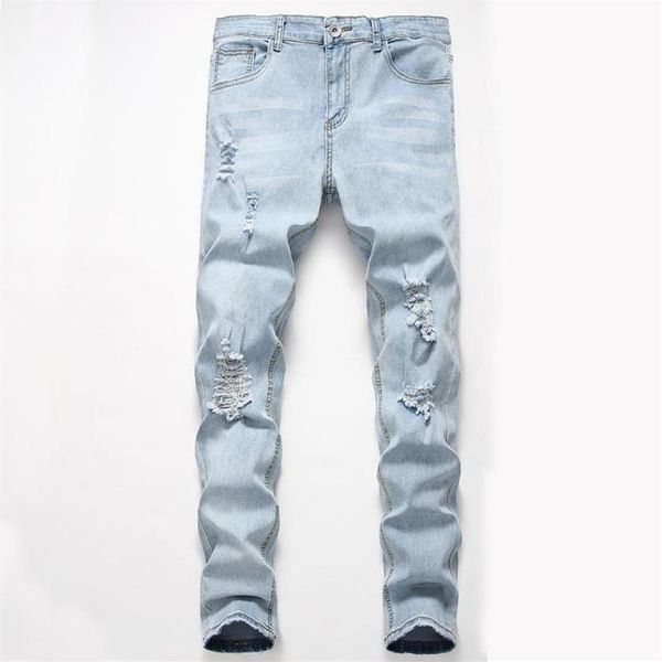 men's new fashion personality ripped slim fit zipper stretch denim trousers mens super skinny jeans 2020 new247k, Blue
men's new fashion personality ripped slim fit zipper stretch denim trousers mens super skinny jeans 2020 new247k, Blue