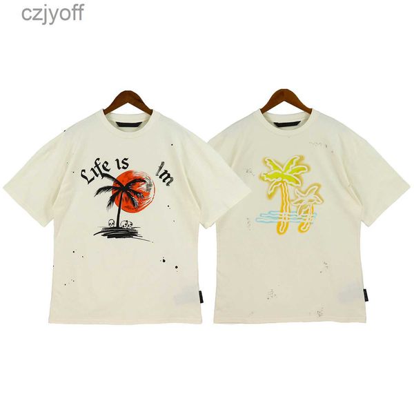 island red sun coconut tree yellow xin coconut tree print t-shirt men's fashion brand loose casual short sleeve underlay shirt, White;black
island red sun coconut tree yellow xin coconut tree print t-shirt men's fashion brand loose casual short sleeve underlay shirt, White;black