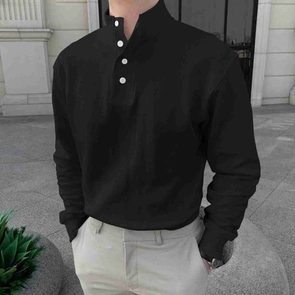 men's casual shirts 2023 spring stand collar button cotton linen shirts men casual long sleeve sweatshirt autumn solid loose daily male, White;black
men's casual shirts 2023 spring stand collar button cotton linen shirts men casual long sleeve sweatshirt autumn solid loose daily male, White;black