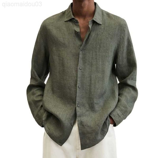 men's casual shirts parklees mens army green linen cotton shirt 2023 autumn new long sleeve breathable shirts loose casual plus size re, White;black
men's casual shirts parklees mens army green linen cotton shirt 2023 autumn new long sleeve breathable shirts loose casual plus size re, White;black