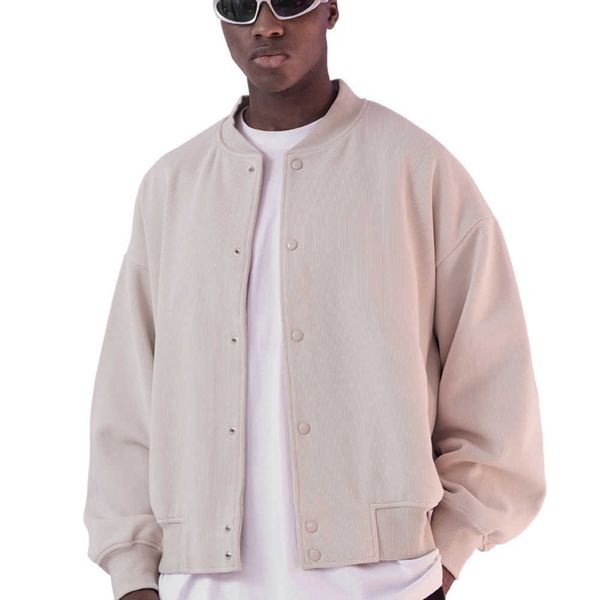 fashion cardigan loose baseball jacket oversize bomber clothing custom mens jackets for men, Black;brown
fashion cardigan loose baseball jacket oversize bomber clothing custom mens jackets for men, Black;brown