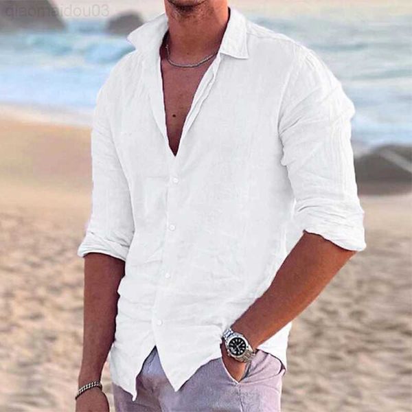 men's casual shirts vintage solid color beach style men shirts cotton loose long sleeve turn-down collar button shirt casual mens cloth, White;black
men's casual shirts vintage solid color beach style men shirts cotton loose long sleeve turn-down collar button shirt casual mens cloth, White;black