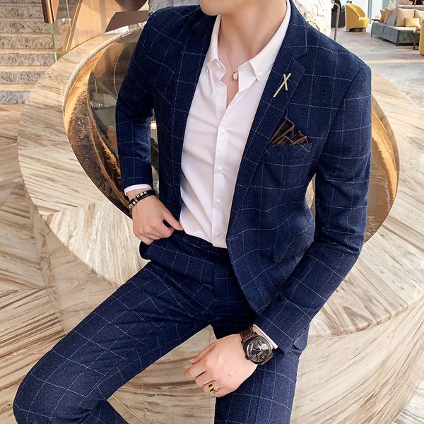 men's suits blazers jacketpants men's slim fit button suit dress blazer host show mens formal plaid blazer wedding dress plus size, White;black
men's suits blazers jacketpants men's slim fit button suit dress blazer host show mens formal plaid blazer wedding dress plus size, White;black