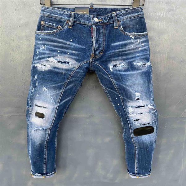 20ss explosion models micro-elastic cloth european and american fashion street brand d2 jeans men's quality wash the latest p2662, Blue
20ss explosion models micro-elastic cloth european and american fashion street brand d2 jeans men's quality wash the latest p2662, Blue
