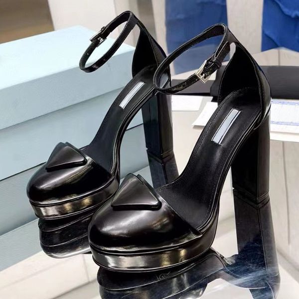 triangle decoration white platform chunky heel sandals high-heeled shoes patent leathe evening shoes 11cm women designers ankle wraparound s, Black
triangle decoration white platform chunky heel sandals high-heeled shoes patent leathe evening shoes 11cm women designers ankle wraparound s, Black