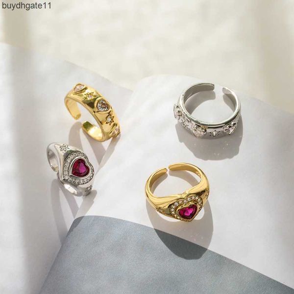 g7dp fashion accessories hecheng jewelry micro set peach heart ring zircon shaped open opening adjustable wind, Silver
g7dp fashion accessories hecheng jewelry micro set peach heart ring zircon shaped open opening adjustable wind, Silver