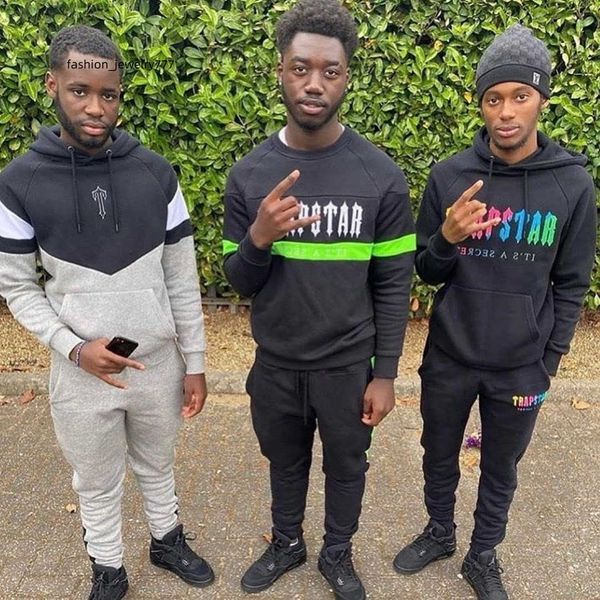 trapstar hoodie full tracksuit rainbow towel embroidery decoding hoody sportswear men and women sportswear suit zipper trousers size xl, Gray
trapstar hoodie full tracksuit rainbow towel embroidery decoding hoody sportswear men and women sportswear suit zipper trousers size xl, Gray
