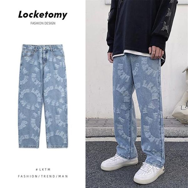 mens jacquard wide leg denim pant characteristic letters pattern jeans straight design male oversize hip hop neutral trousers274x, Blue
mens jacquard wide leg denim pant characteristic letters pattern jeans straight design male oversize hip hop neutral trousers274x, Blue