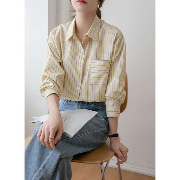 autumn commuter shirt for womens design sense niche loose fashion french top, White
autumn commuter shirt for womens design sense niche loose fashion french top, White