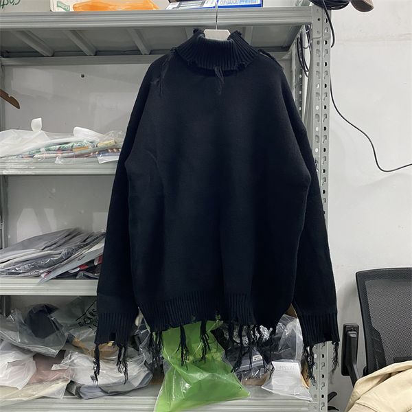good quality black knitted fashion sweater men women oversize sweatshirts mens clothing
good quality black knitted fashion sweater men women oversize sweatshirts mens clothing