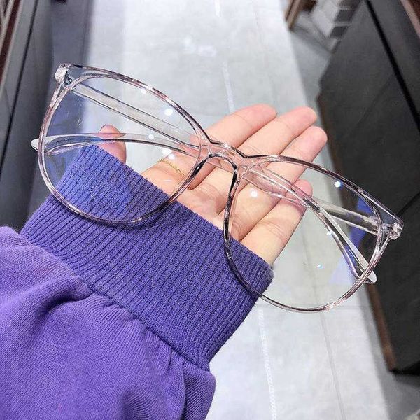 2022 new net red large fashionable and simple plain spectacle round frame anti blue light flat lens, White;black
2022 new net red large fashionable and simple plain spectacle round frame anti blue light flat lens, White;black