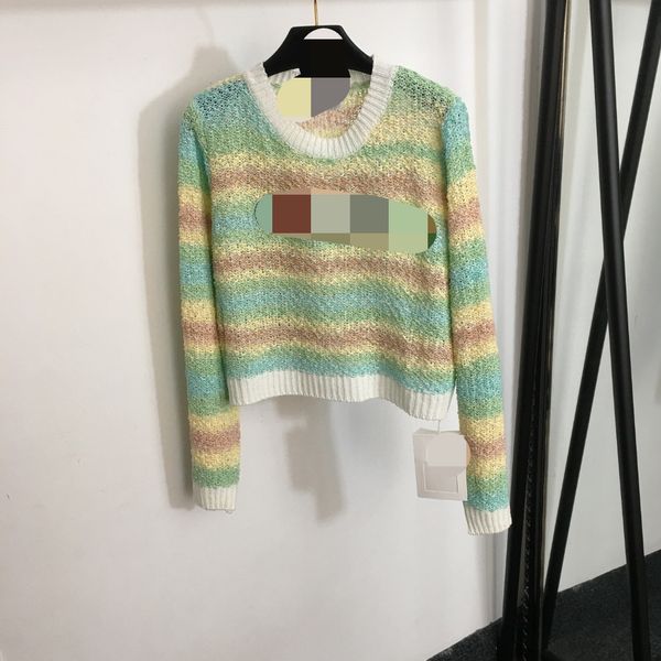 801 2023 autumn brand same style sweater coat long sleeve crew neck pullover green red fashion womens clothes womens 20236365, White;black
801 2023 autumn brand same style sweater coat long sleeve crew neck pullover green red fashion womens clothes womens 20236365, White;black