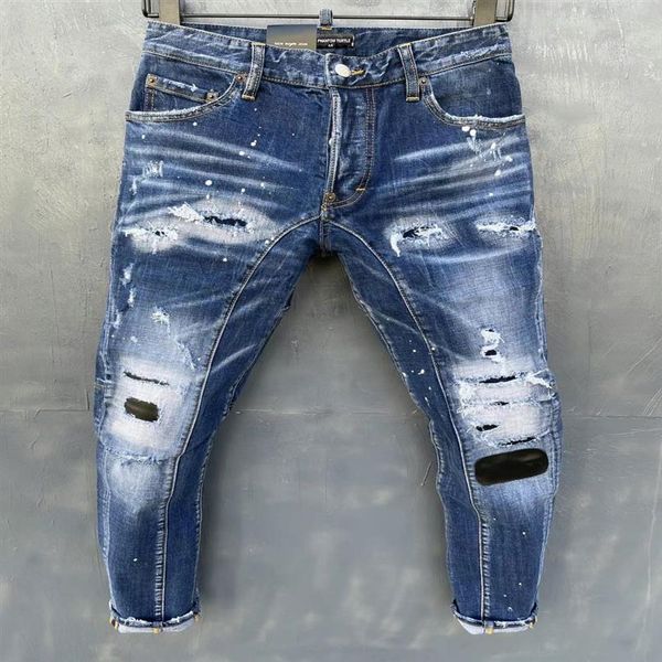 dsq phantom turtle men's jeans classic fashion man jeans hip hop rock moto mens casual design ripped jeans distressed skinny 186u, Blue
dsq phantom turtle men's jeans classic fashion man jeans hip hop rock moto mens casual design ripped jeans distressed skinny 186u, Blue