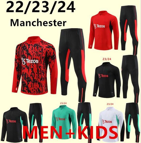 22/23/24 manchester tracksuits man utd kids long sleeve pull zipper training suit men lyonnais l.paqueta ol aouar football training kit jogg, Black
22/23/24 manchester tracksuits man utd kids long sleeve pull zipper training suit men lyonnais l.paqueta ol aouar football training kit jogg, Black