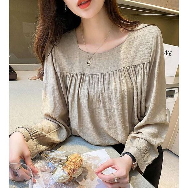 womens sweet long sleeve shirt autumn temperament french collarbone small white chiffon
womens sweet long sleeve shirt autumn temperament french collarbone small white chiffon