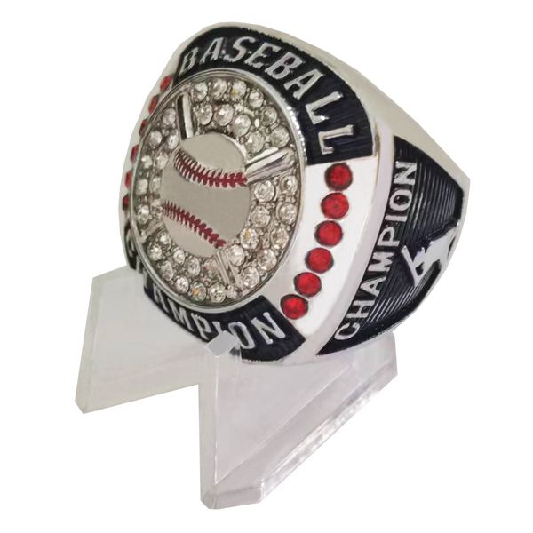 drop shipping fantasy baseball championship ring with stand no year new arrive full size 8-14, Silver
drop shipping fantasy baseball championship ring with stand no year new arrive full size 8-14, Silver