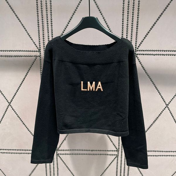 letter women knitted t shirt long sleeve one shoulder jumper autumn spring sweater woman knits tees, Black
letter women knitted t shirt long sleeve one shoulder jumper autumn spring sweater woman knits tees, Black