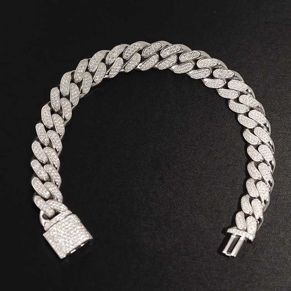 12mm wide 2rows sterling silver 925 vvs d color moissanite cuban chain link bracelet necklace
12mm wide 2rows sterling silver 925 vvs d color moissanite cuban chain link bracelet necklace