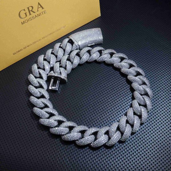 selling fine jewelry 925 silver vvs moissanite 22mm width iced out bling initial necklace cuban link chain
selling fine jewelry 925 silver vvs moissanite 22mm width iced out bling initial necklace cuban link chain
