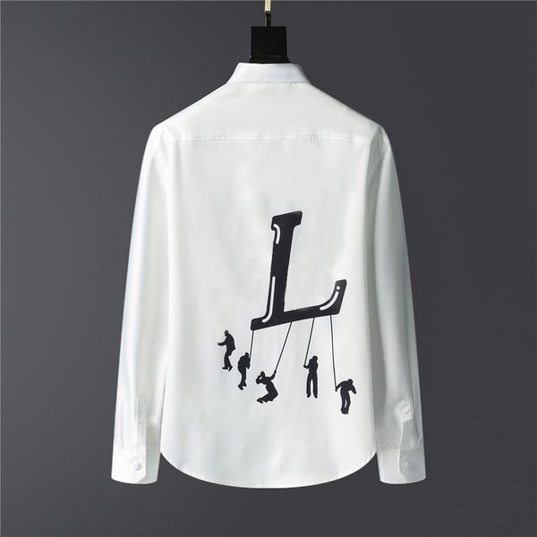 2021 designer luxury mens dress casual print shirts for men long sleeve cotton paris slim fit womens shirt#l254v330g, White;black
2021 designer luxury mens dress casual print shirts for men long sleeve cotton paris slim fit womens shirt#l254v330g, White;black