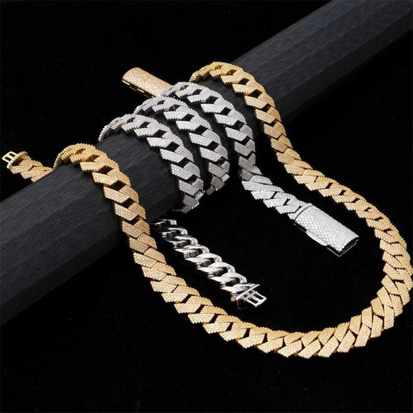 trendy diamond tester moissanite cuban necklace 15mm vvs 925 sterling silver cuban link chain necklace
trendy diamond tester moissanite cuban necklace 15mm vvs 925 sterling silver cuban link chain necklace