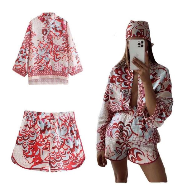 wholesale style street fashion printed shirt elastic waist casual trousers for women, White
wholesale style street fashion printed shirt elastic waist casual trousers for women, White