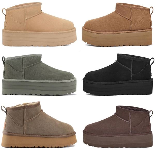 2023 ultra mini platform snow boots women chestnut black driftwood chocolate moss green red sky blue taffy pink yellow men women keep warm d
2023 ultra mini platform snow boots women chestnut black driftwood chocolate moss green red sky blue taffy pink yellow men women keep warm d