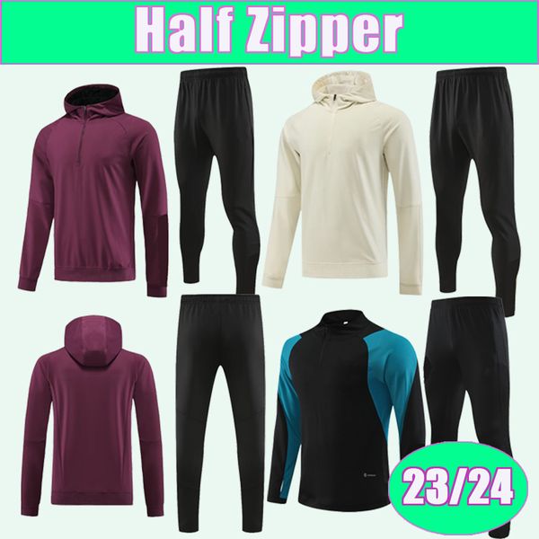 23 24 goretzka kimmich tracksuit kit suit hooded soccer jerseys fullkrug muller ganbry havertz musiala sane half zipper football shirts unif, Black
23 24 goretzka kimmich tracksuit kit suit hooded soccer jerseys fullkrug muller ganbry havertz musiala sane half zipper football shirts unif, Black