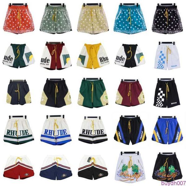 cgvo men's shorts rhude multi pocket letter printing summer popular splice sports casual thin series, White;black
cgvo men's shorts rhude multi pocket letter printing summer popular splice sports casual thin series, White;black