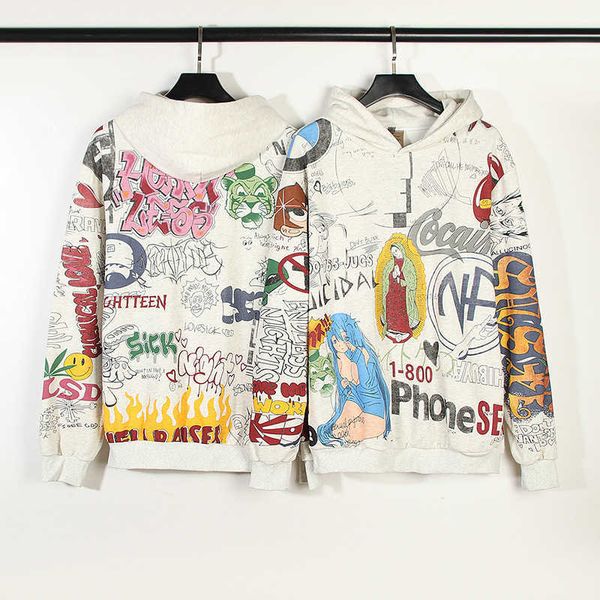 men europe and the united states hip hop kieanye west fashion personality men and women with hand-painted graffiti prints vintage do old hoo, Black
men europe and the united states hip hop kieanye west fashion personality men and women with hand-painted graffiti prints vintage do old hoo, Black