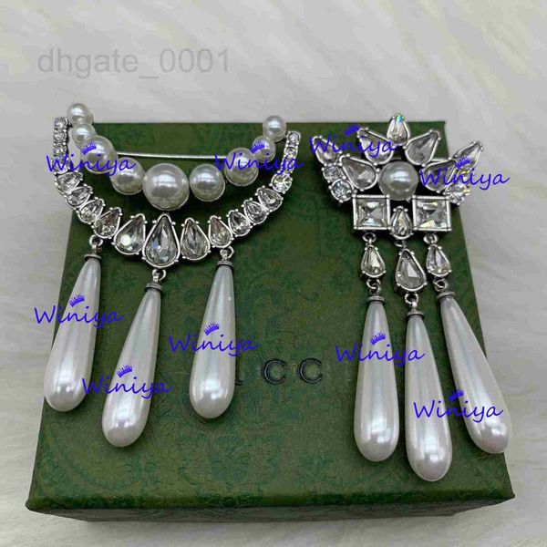 pins, brooches designer brooch new letter water drop diamond pearl tassel temperament light luxury 6jyk, Gray
pins, brooches designer brooch new letter water drop diamond pearl tassel temperament light luxury 6jyk, Gray