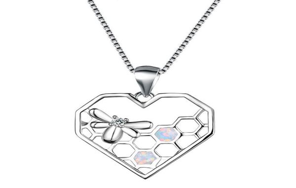 fashion blue white opal charm necklaces for girl heart honeycomb bee animal pendant necklace women boho chain jewelry5258364, Silver
fashion blue white opal charm necklaces for girl heart honeycomb bee animal pendant necklace women boho chain jewelry5258364, Silver