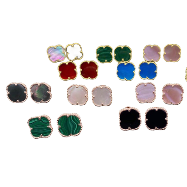 designer four-leaf clover earrings retro women earrings back mother-of-pearl stainless steel gold earrings agate female gifts.for women, Golden;silver
designer four-leaf clover earrings retro women earrings back mother-of-pearl stainless steel gold earrings agate female gifts.for women, Golden;silver