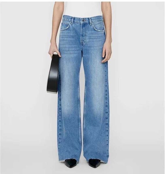 purple jeans woman designer jeans anines bings fashion classic mid waist door no buckle wash water trouser hem cut edge straight leg casual, Blue
purple jeans woman designer jeans anines bings fashion classic mid waist door no buckle wash water trouser hem cut edge straight leg casual, Blue