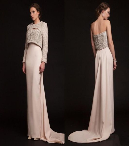 krikor jabotian 2019 luxury long beaded evening gowns elegant jacket long sleeves crystal pearls modern celebrity prom part1309509, Black;red
krikor jabotian 2019 luxury long beaded evening gowns elegant jacket long sleeves crystal pearls modern celebrity prom part1309509, Black;red